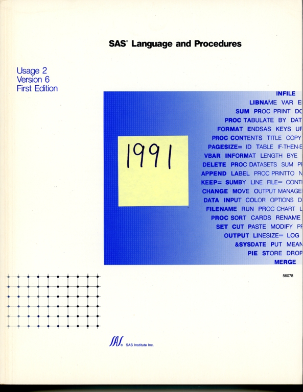 1991 SAS book