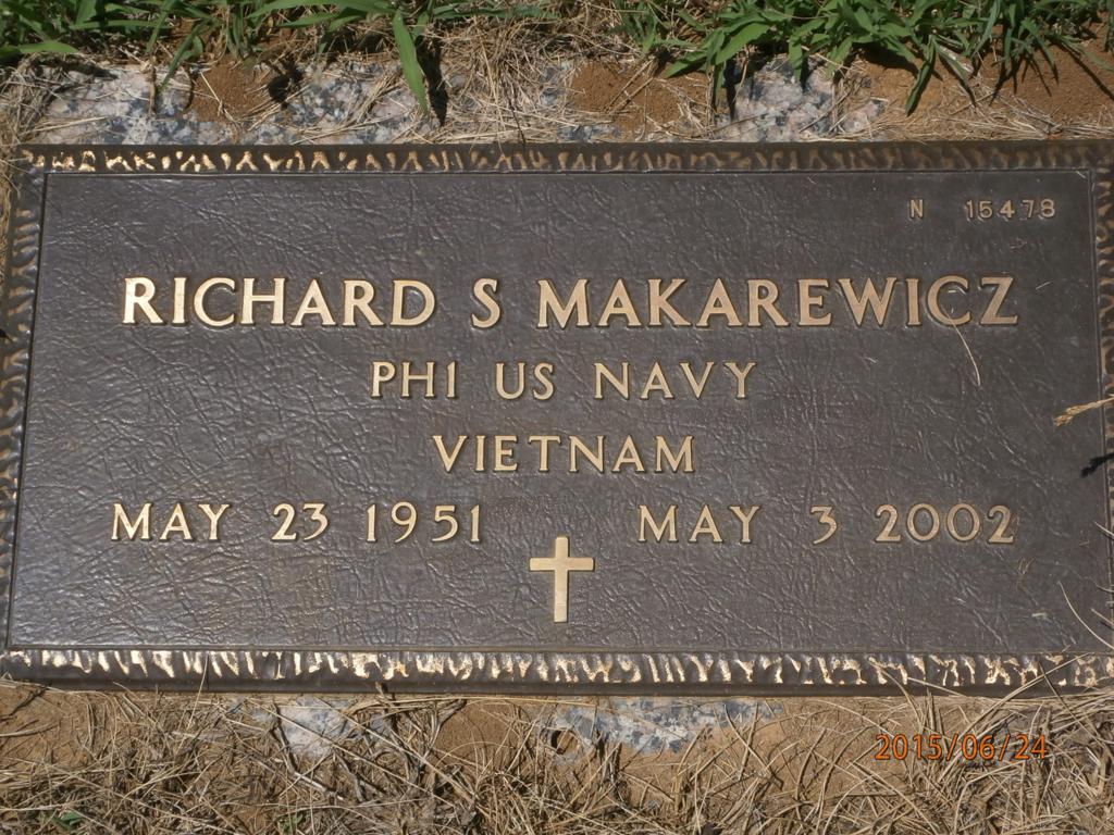 gravestone Richard S Makarewicz