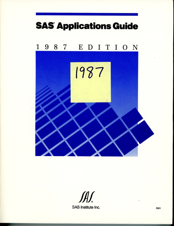 1987 SAS book