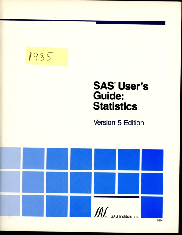 1985 SAS book