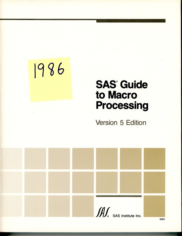 1986 SAS book