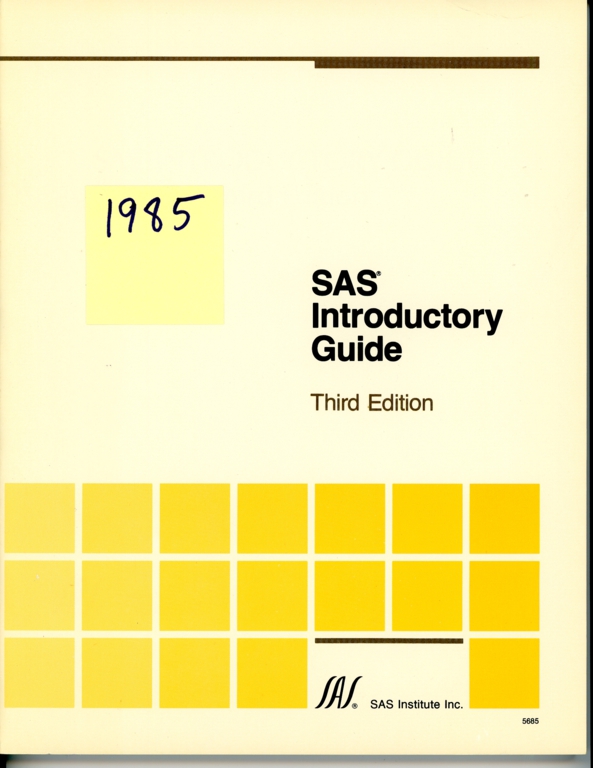 1985 SAS book