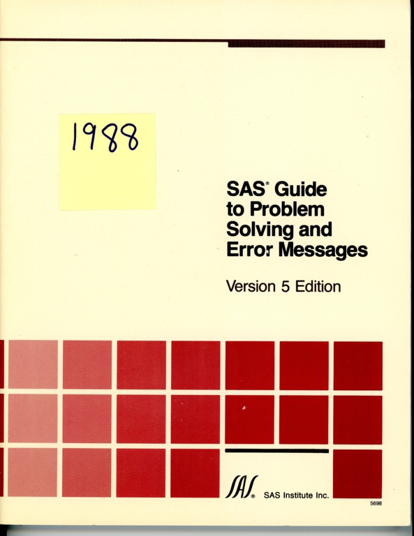 1988 SAS book