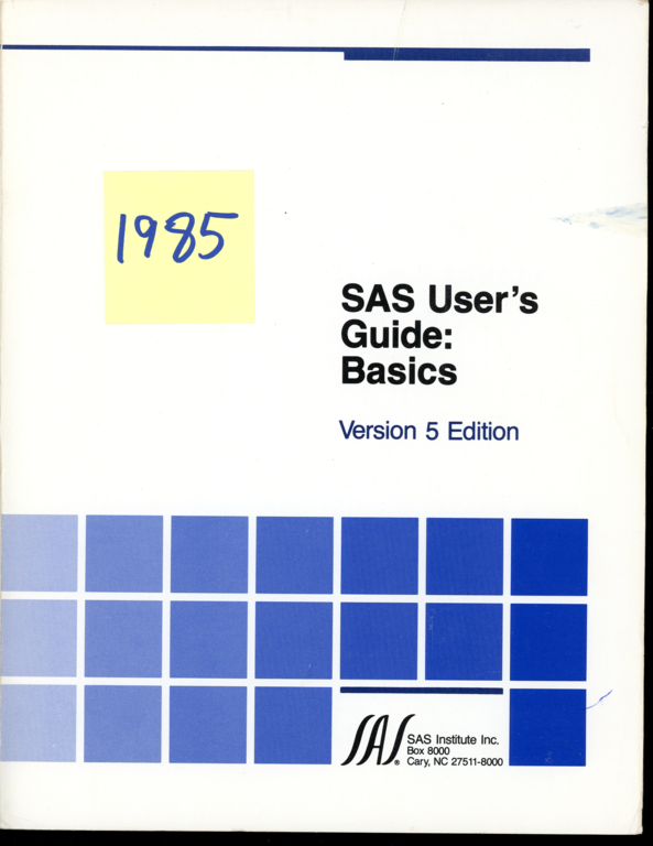 1985 SAS book